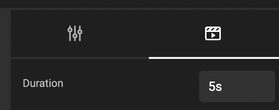 Timeline duration