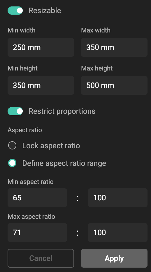 Aspect Ratio defined